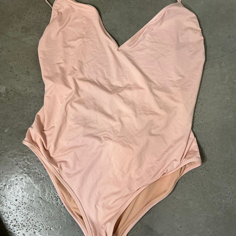 J. Crew Playa Scoop Back Swimsuit | Pink in XL